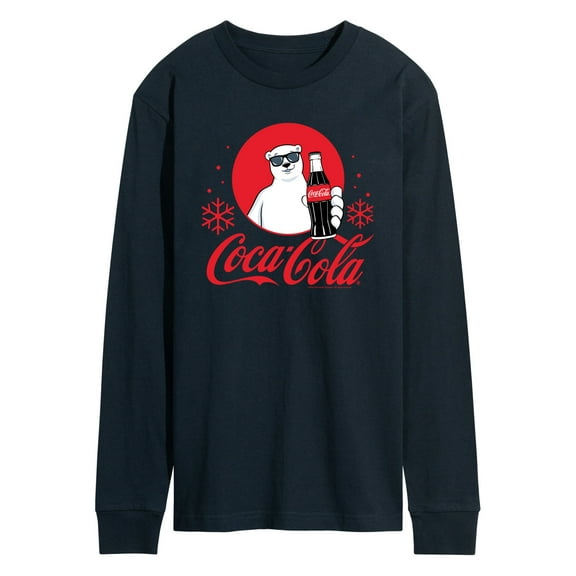 Coca-Cola - Polar Bear Circle - Men's Long Sleeve Graphic T-shirt