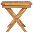 thumbnail image 5 of vidaXL Chaises Longues 2 Pcs avec Table et Coussin en Bois de Teck Massif, 5 of 5