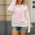 thumbnail image 6 of Bovemsi Womens Sweaters Cozy Women's Autumn And Winter Knitted Long Sleeved Sweater Warm Comfortable Top Casual Fashion Business Casual Sweaters, 6 of 9