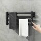 thumbnail image 2 of Accesorios de baño en blanco y negro, secador de toallas. Toallero eléctrico con pantalla táctil inteligente. Toallero eléctrico doméstico montado en la pared., 2 of 5