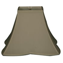 Royal Designs 14" Sharp Corner Fancy Square Lamp Shade White