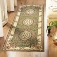thumbnail image 2 of SAFAVIEH Lyndhurst Regina Floral Runner Rug, Sage/Ivory, 2'3" x 14', 2 of 8
