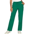 thumbnail image 2 of Lutiedan Cargo Scrub Pants for Women Straight Leg Nursing Uniform Bottoms Stretch Drawstring Scrub Pant with Pockets S-XXL, 2 of 7