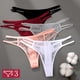 thumbnail image 2 of Tangas ahuecadas de encaje Sexy para mujer, bragas de cintura baja, ropa interior transparente, lencería íntima transpirable, 3 piezas por juego, 2 of 4