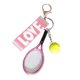 thumbnail image 5 of Llavero con forma de raqueta de tenis, regalo para Año Nuevo, San Valentín, bolso, mujeres y hombres. Rosa, 5 of 9