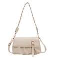 thumbnail image 1 of Bolso de mensajero de PU de moda, sencillo, informal, de primavera, con un solo hombro debajo del brazo, 1 of 5