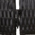 thumbnail image 5 of vidaXL Room Divider 3 Panels Black Poly Rattan, 5 of 5