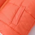 thumbnail image 6 of Generic Jackets for Teen Girls Boys Middle Children Solid Color Ears Cute Pocket Short Cotton Padded Coat for Fashion Casual Cozy Travel Jacket(4-5 Years,Orange), 6 of 8