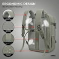thumbnail image 4 of Vacuum Compression Backpack, Carry- Size Travel Backpack with Vacuum System and Pump, Expands to 55L Packing Capacity, Fits 17" Laptop & 6-7 Days of Clothes, Water-Resistant Compression Backpack, 4 of 6