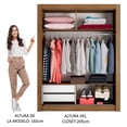 thumbnail image 4 of Ropero Closet Madesa Dallas 2 Puertas Corredizas con Espejo 2 Cajones MN, 4 of 8