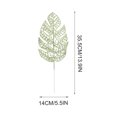 thumbnail image 3 of 10 unids de hojas de Navidad Decoración de árbol de Navidad Decoración de la flor de bricolaje Materiales, 3 of 5