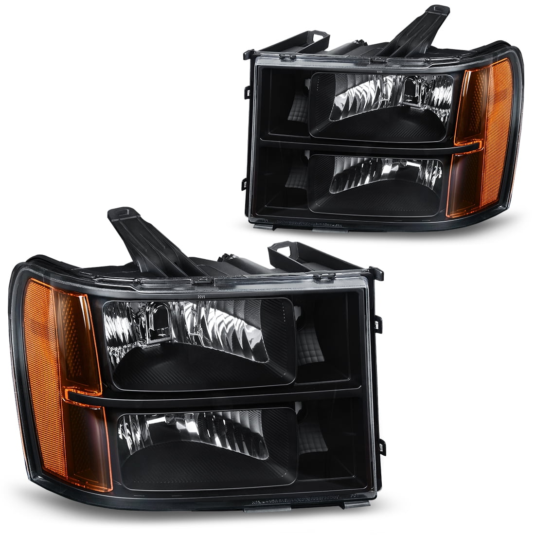 RVNI Headlights Fit for 2007-2013 GMC Sierra 1500/2007-2014 2500HD 3500HD Replacement