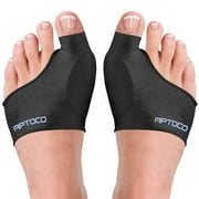 Aptoco Bunion Corrector for Women and Men, Big Toe Bunion Pain Relief Hallux Valgus Corrector, Gel Cushion Pads, Copper Infused, Orthopedic Bunion Splint, Bunion Support Brace, L/XL