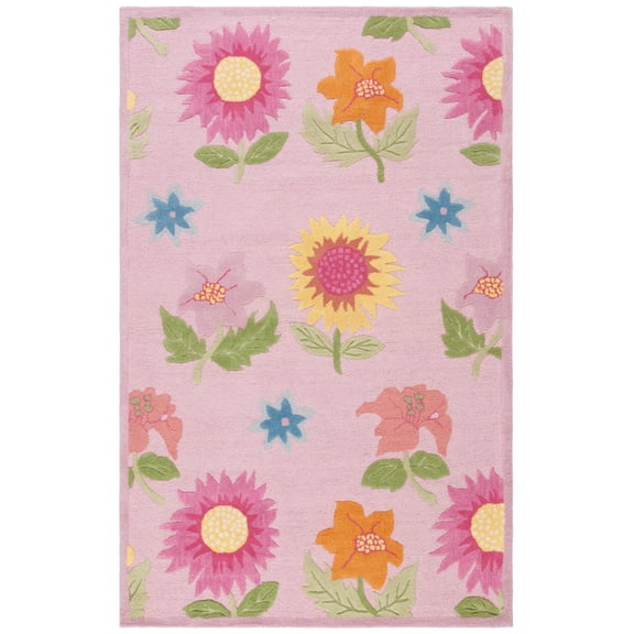 SAFAVIEH Kids [TODO] Area Rug, Pink, 4' x 6'