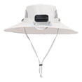 thumbnail image 2 of Sombrero con ventilador solar para niños, protección solar, sombrero refrescante con ventilador, circunferencia de la cabeza de 52 a 55 cm Gris claro, 2 of 9
