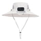 thumbnail image 2 of Sombrero con ventilador solar para niños, recargable, para correr, acampar en verano Gris claro, 2 of 9