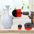 thumbnail image 2 of Scrubber Brush Kit, Medium Stiffness 3 Different Shape  Brush Set Durable Use Prevent Scratch  For Fiberglass Shower Rooms, 2 of 8
