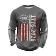 thumbnail image 4 of Men's 1776-2026 Patriotic Knit Long Sleeve T Shirts USA Flag Graphic Casual Comfortable Tees Independence Day Anniversary Tops,Light Blue,2XL, 4 of 8