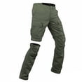 thumbnail image 2 of Women's-Hiking-Pants Convertible Quick-Dry Water-Resistant Lightweight Zip-Off Outdoor with 5 Deep Pockets Army Green M, 2 of 9
