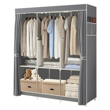 TORIO Space-Saving Portable Closet Organizer,Adjustable Storage Rack for Small Spaces, Easy Assembly, Durable and Multi-Functional