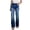 k352108-Blue3, variant on LIIPEE Women Pants Casual Solid Color Stretchy Butt Lifting Denim Pants With Pockets Ladies Slim Fit Wide Leg Jeans Comfortable Soft Breathable Daily Trousers,Dark Blue,S