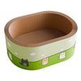 thumbnail image 1 of Cuenco rascador para gatos, cama rascadora antideslizante y resistente a los arañazos. Oval, 1 of 8