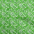 thumbnail image 1 of oneOone Viscose Chiffon Light Green Fabric Paisleys Sewing Material Print Fabric By The Yard 42 Inch Wide, 1 of 6