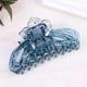 thumbnail image 4 of EeaseMX Pinzas para el pelo elegantes con diseño de flores, grandes, para mujeres y niñas (azul), 4 of 7