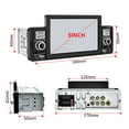 thumbnail image 3 of tredstone HD Car Single DIN 5Inch Touch Screen Stereo Radio 1 Din Car Radio Sound, 3 of 6
