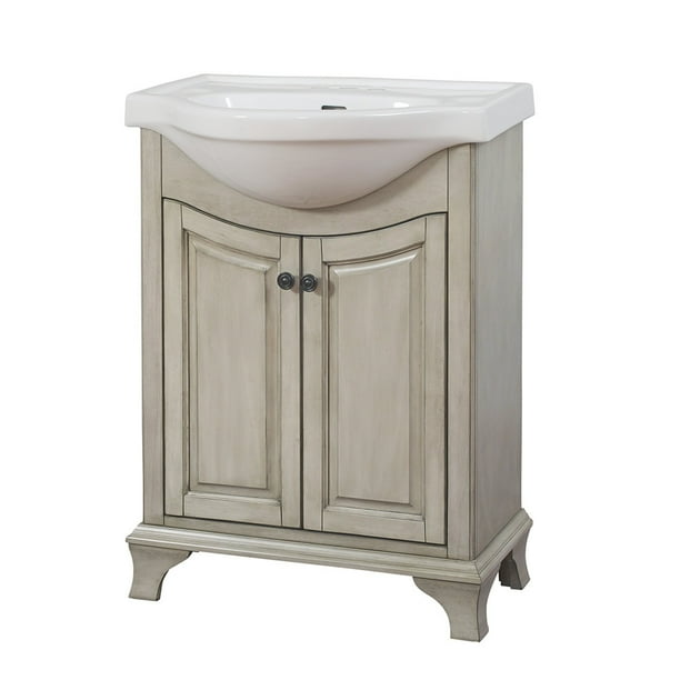 Foremost Corsicana Antique Grey Euro Bathroom Vanity