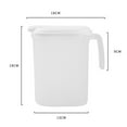 thumbnail image 2 of 1.8Litre Plastic Jug With Lid Water Juice Milk Drinks Container Summer Water Jug, 2 of 7