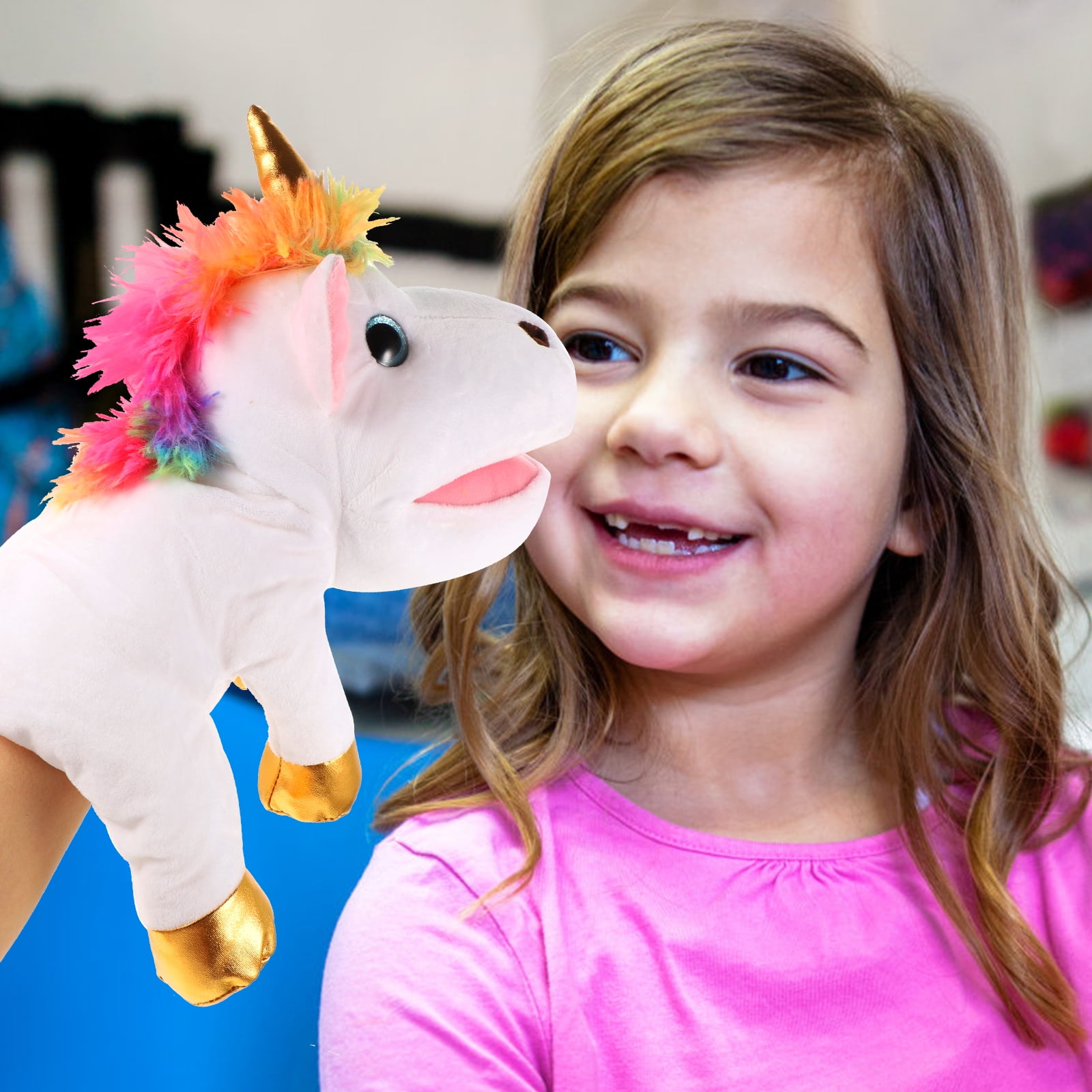 Storytime Unicorn Puppet Children Hand Puppet DIY Hand Toy Educational