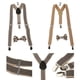 thumbnail image 2 of Suspensores para niños perfke con pajarita y clips de metal, 2 of 9