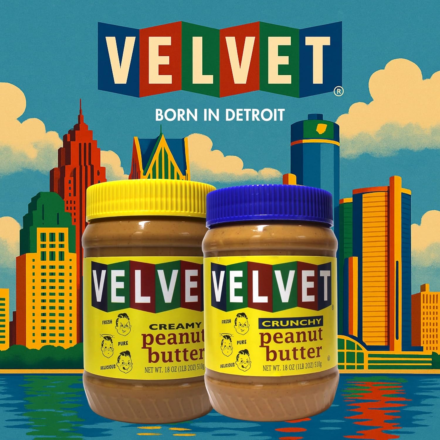 Velvet Peanut Butter Creamy, 12 Pack