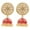 Red, variant on Indian Jewelry Bollywood Antique Crystal Kundan Jhumki Jhumka Earrings for Women