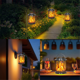thumbnail image 2 of Lámpara de llama solar para jardín al aire libre, lámpara de césped, decoración para exteriores, lámpara LED impermeable para colgar en el jardín, 2 of 7