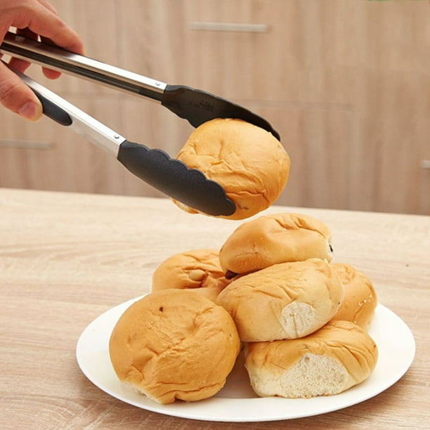 Pinzas de acero inoxidable, pinzas de acero inoxidable para alimentos de cocina, pinzas para alimentos de cocina, las mejores en su clase