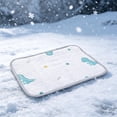 thumbnail image 5 of AuroraX Pet Cooling Mat for Cats Vibrant Indoor Pressure Activated Non Gel Ice Silk Cooling Mat for Dogs Non-Electric Non-Toxic Cooling Pads for Dogs to Lay on, 5 of 8