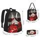 thumbnail image 2 of Balery Red Wine Rose Mochila Escolar 3 en 1 para Niños - Mochila Resistente con Lonchera Térmica y Estuche - Mochila Escolar para Niños y Niñas, 2 of 7