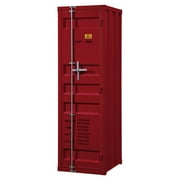 Acme Cargo Wardrobe Armoire with 1 Door in Gunmetal