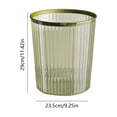 thumbnail image 4 of Kitchen Trash Can, Step-On Garbage Can with Lid, Tall Kitchen & Bathroom Trash Can, Small Office Waste Bin, Light Green - Xuniizn, 4 of 7