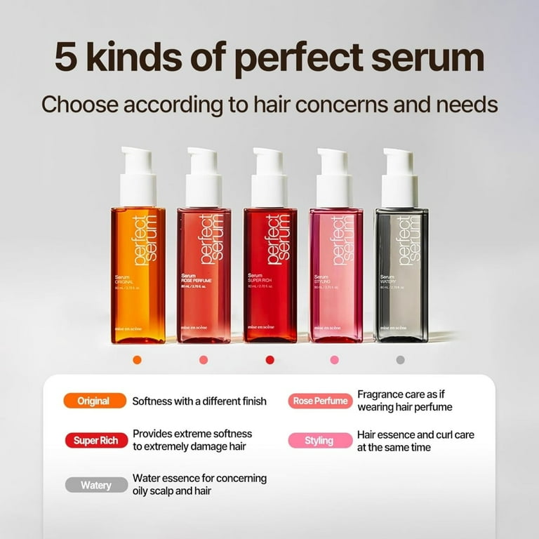 Mise En Scene Perfect Hair Repair Serum, Super Rich, 80ml