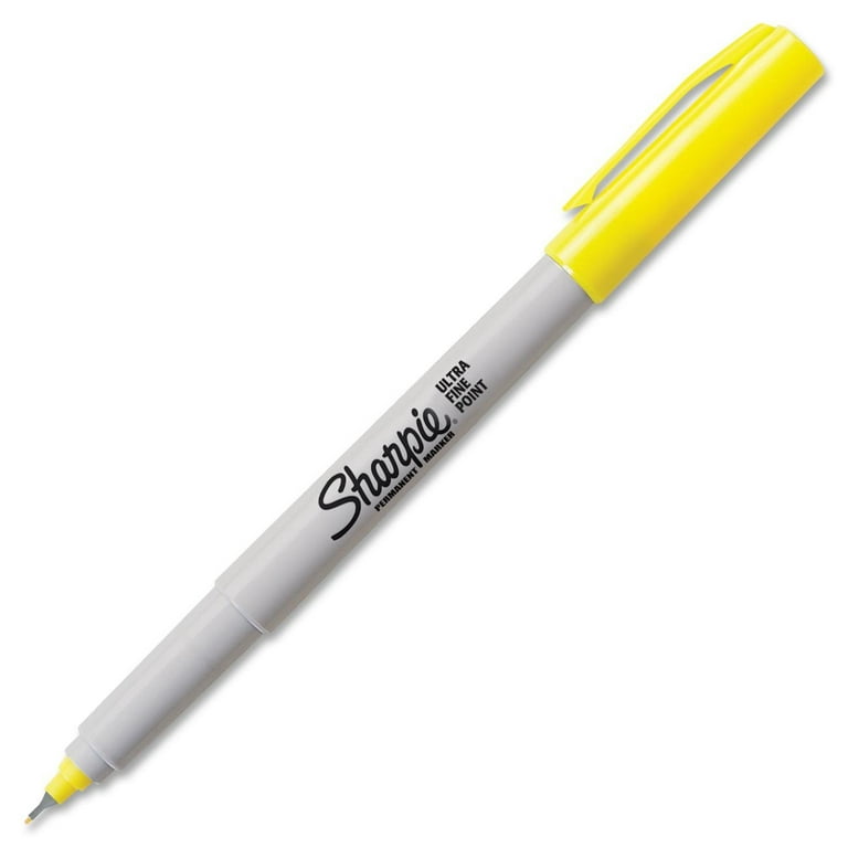 Sharpie Ultra-Fine Permanent Marker, Yellow