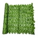 thumbnail image 3 of Valla de privacidad de hojas artificiales, pantalla de privacidad, Panel decorativo de valla de hojas artificiales para patio trasero, jardín, patio Verde claro 05x1m, 3 of 8