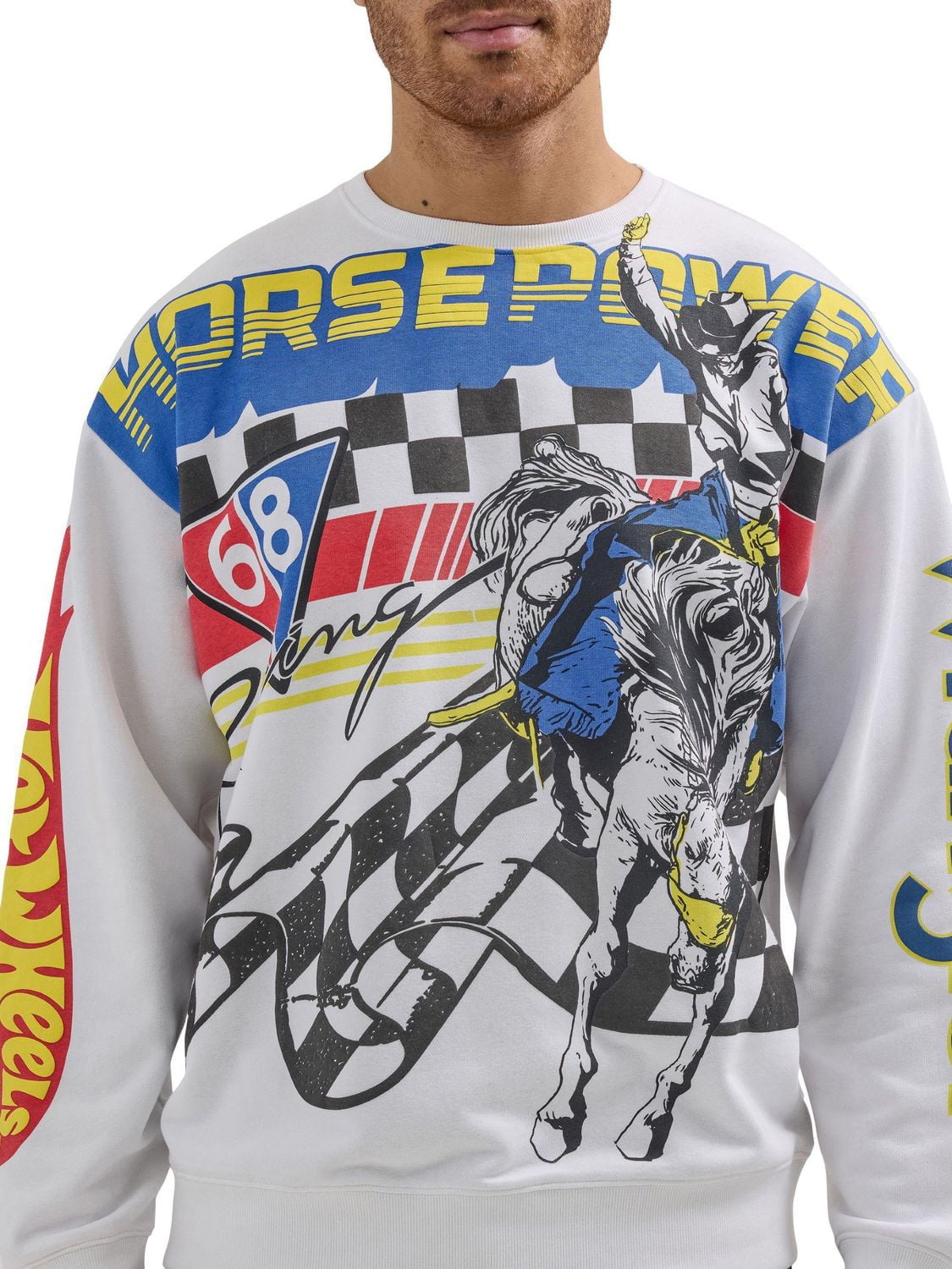 Le Wrangler® x Hot Wheels™ Men’s Pullover Crew