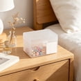 thumbnail image 4 of Aonerit 4in Stackable Storage Container, Plastic Lidded Organizer, Desktop Office Bedroom Box, Bathroom Sundries Holder, 4 of 7