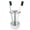 White, variant on Toothbrush Holder Stand, for Razor, Bathroom Vanity Countertop, Stainless Steel Toothbrush Bathroom Organizer