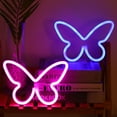 thumbnail image 6 of Darzheoy Butterfly Neon Signs Lights for Bedroom Wall Decor, USB or Battery LED Neon Night Light Wall Decoration, Aesthetic Room Decor for Girls, Kids, Living Room, Bar, Dorm, 6 of 6