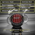 thumbnail image 4 of Luz de freno trasero de moto KATUR negra para Harley Bobber, 4 of 9