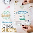 thumbnail image 7 of 25 Count Edible Paper, Frosting Sheets for Edible Printer, 7 of 7